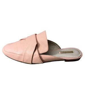 Louise et Cie Pink Leather Mules sz 38 / 7.5